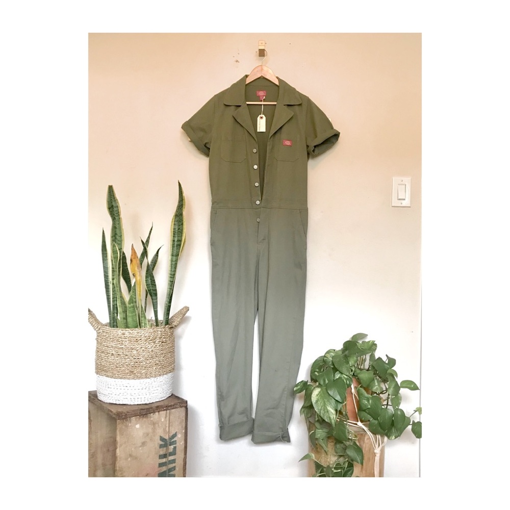 Olive Dickies Coverall Jumper